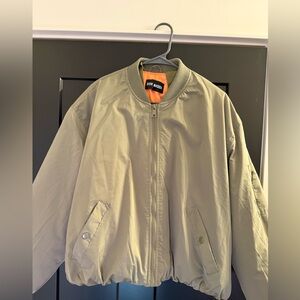 Steve Madden Green Bomber Jacket